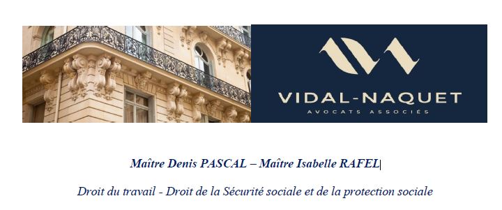 FLASH DE JURISPRUDENCE - DROIT SOCIAL - 12/16  par Maître PASCAL – Maître RAFEL